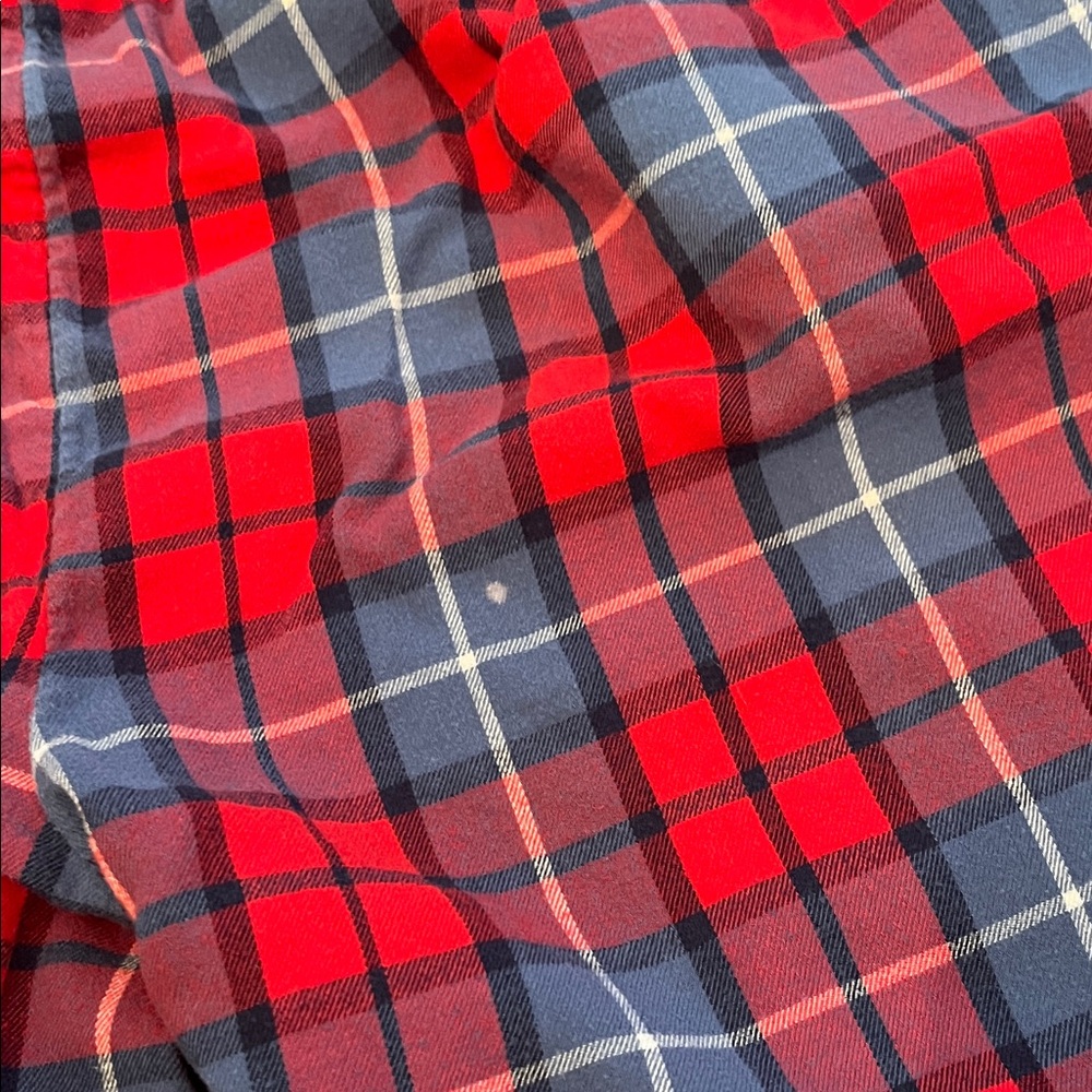 Red and Blue Plaid Pajama Pants - Picture 5 of 5